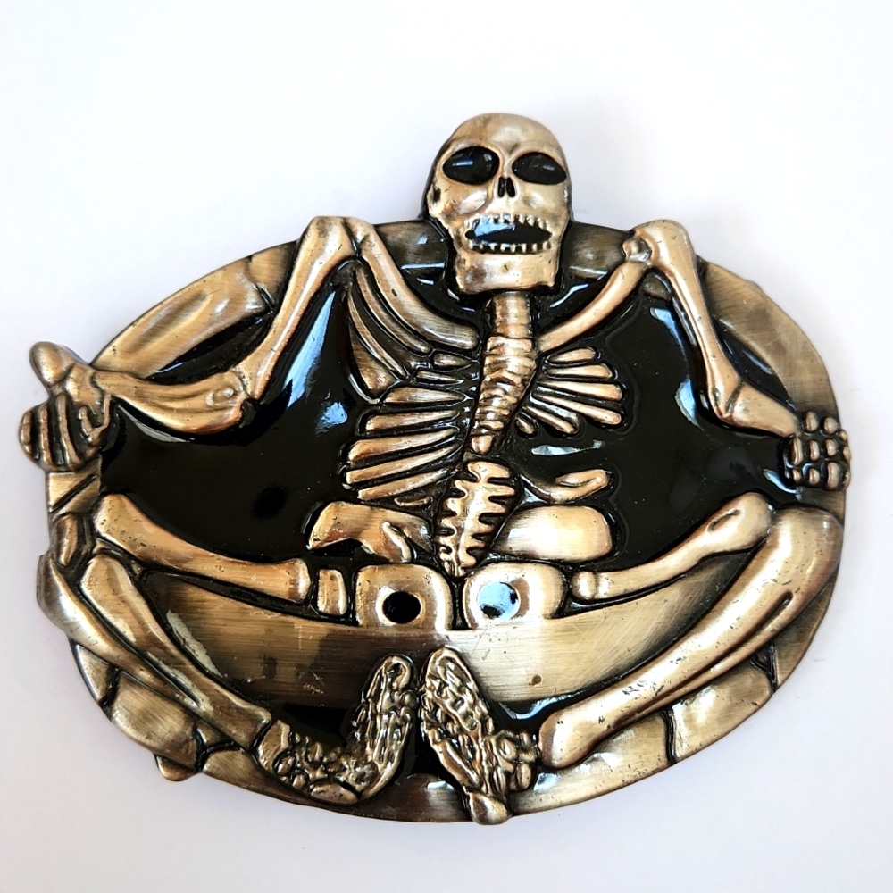 Belt Buckle Biker Goth Core